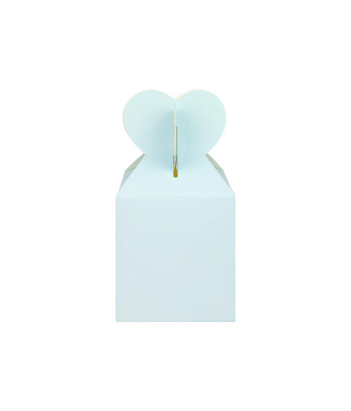 Light Blue Paper Treat Box 6pc (Top Seal)