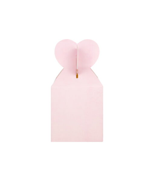 Light Pink Paper Treat Box 6pc (Top Seal)