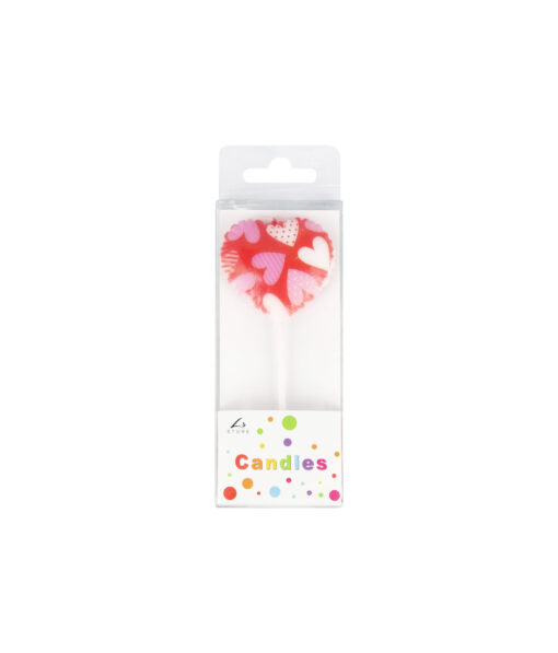 Valentine Printed Pick Candle