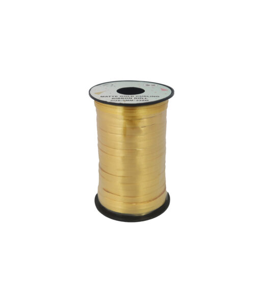 Matte Gold PP Ribbon Roll 228m