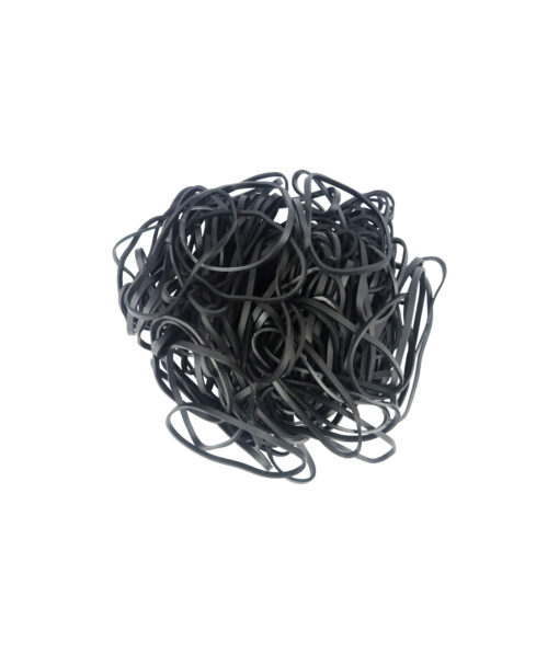 Black Rubber Bands 5x0.3cm 100g