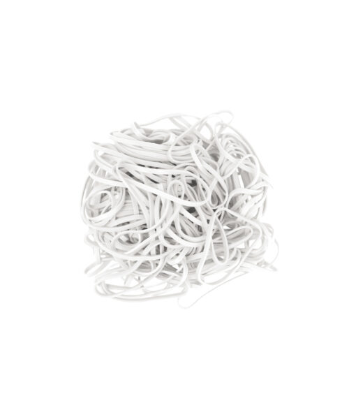 White Rubber Bands 5x0.3cm 100g