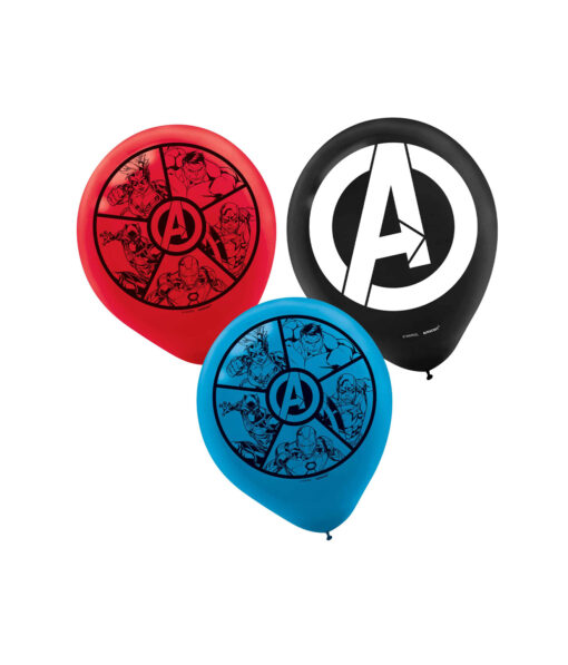 Avengers Latex Balloons 6pc