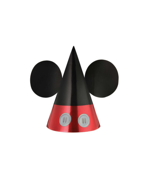 Mickey Mouse Forever Party Cone Hats 8pk