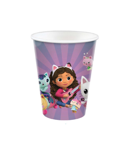 Gabbys Dollhouse Paper Cups 8pk