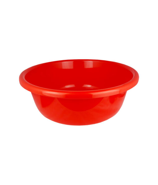 Red Large Plastic Round Basin