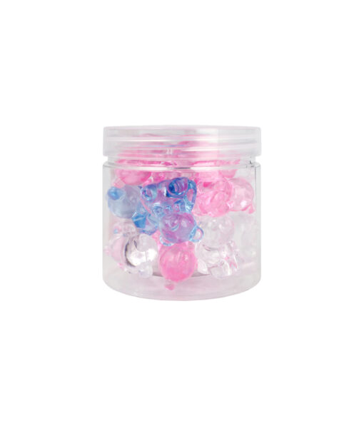 Teddy Bear Plastic Gems 2.6cm 20pc