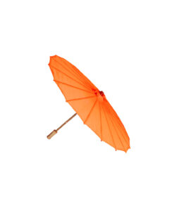 Orange Small Fabric Parasol 26cm