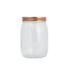 Glass Storage Jar With Copper Lid 980ml 11x11x15.6mm