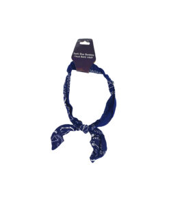 Dark Blue Bandana Headband