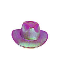Hot Pink Iridescent Cowboy Hat