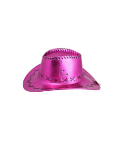 Hot Pink Metallic Cowboy Hat