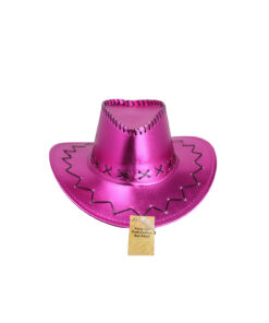 Hot Pink Metallic Cowboy Hat