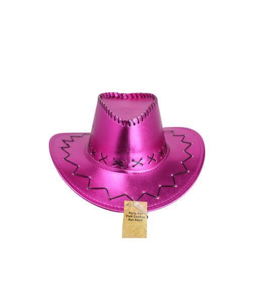 Hot Pink Metallic Cowboy Hat