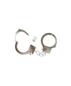 Silver Metal Handcuffs & Keys