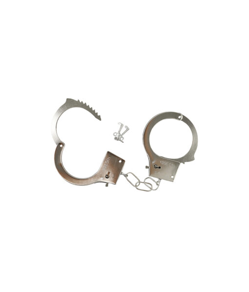 Silver Metal Handcuffs & Keys