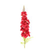 Red Delphinium Stems 31 Flowers 105cm