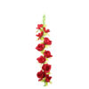 Red Gladiolus Bush Flower 7 Head 77cm