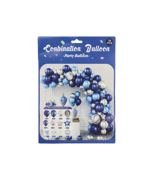 Blue Balloon Garland Kit 78pc