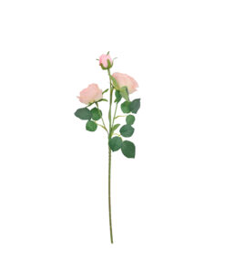 Light Pink Rose Flower With 3 Heads 58cm