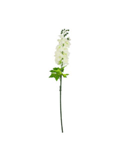 White Delbine Flower Single 80cm