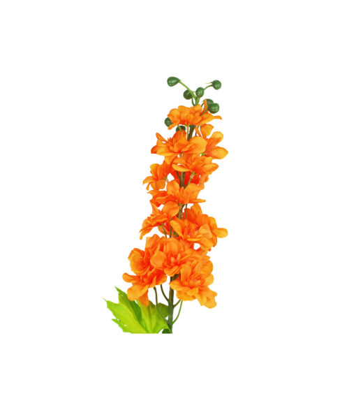 Orange Delbine Flower 80cm