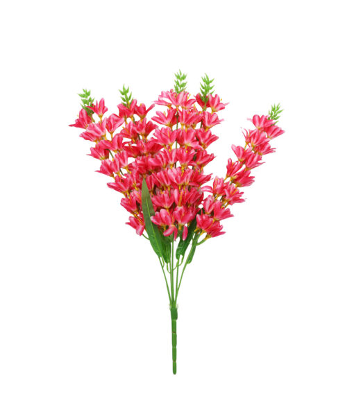 Hot Pink Orchid Flower 5 Branch 67cm