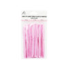 Light Pink PP Reusable Knives 50pc 15.5cm