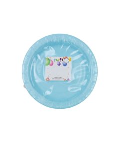 Baby Blue Paper Plates 100pk 9in