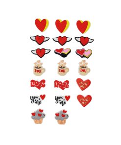 Love Shoe Charms Decoration 20pc