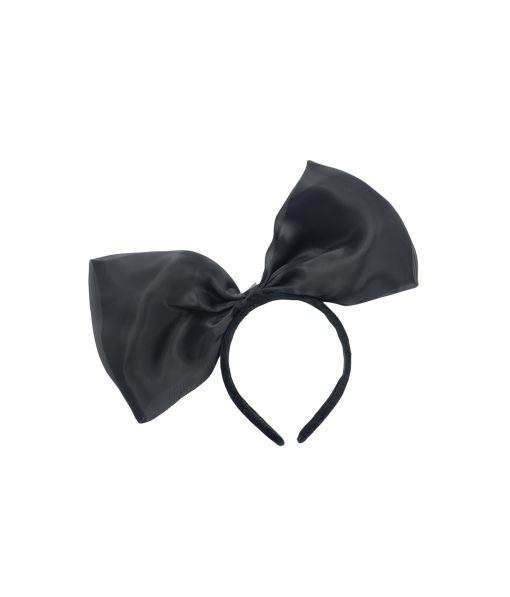 Net Black Bow Headband 30cm