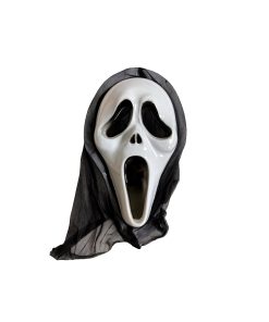 plastic ghost face scream mask