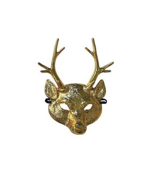 golden deer half mask