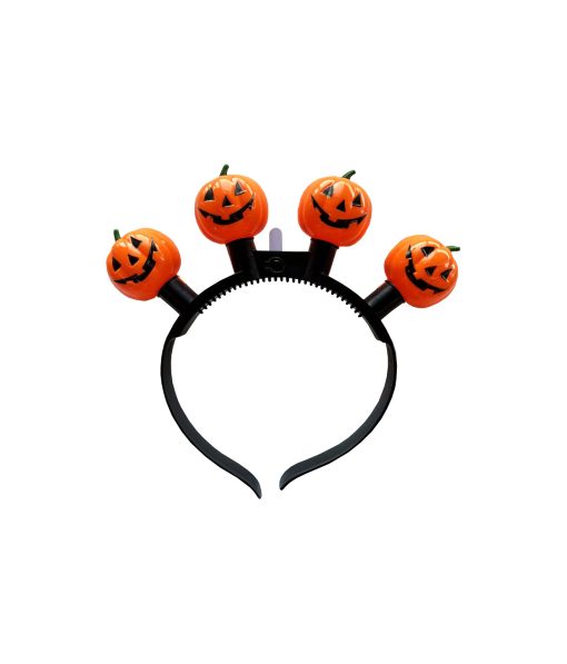 light up pumpkin headband