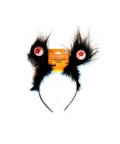 halloween black monster headband