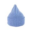Light Blue Winter Beanie Hat Adults 18x21cm