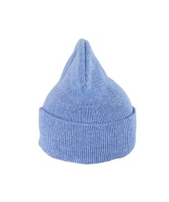 Light Blue Winter Beanie Hat Adults 18x21cm