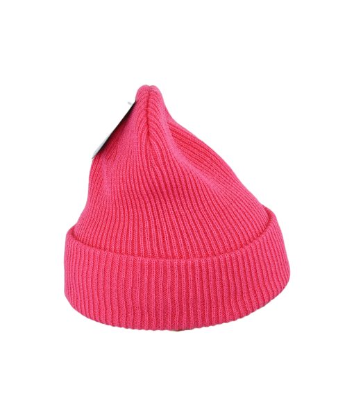 Pink Winter Knitted Double Beanie Hat Adults