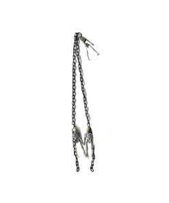 skeleton chain hanging decoration prop