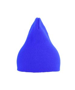 Blue Winter Beanie Hat Without Brim Adults