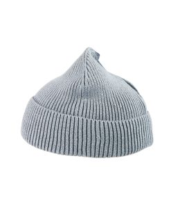 Grey Winter Knitted Brimless Flanging Hat Adults