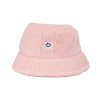 Blush Pink Winter Fluffy Bucket Hat Adults 28x16cm