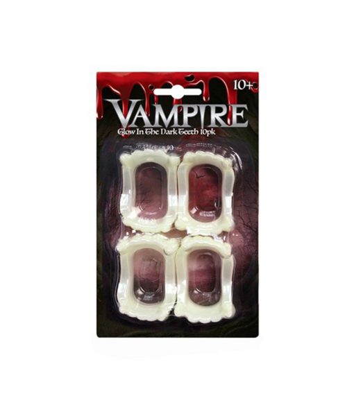 vampire glow in the dark teeth 10pk