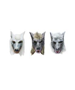 halloween wolf mask assorted