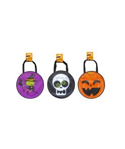 Trick Or Treat Peva Round Carry Bag Assorted 36cm