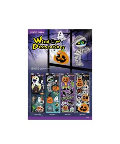 Halloween Window Static Clings Assorted