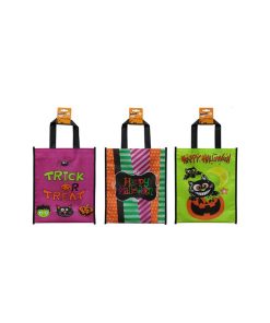 Trick Or Treat Peva Carry Bag Assorted 25x30cm