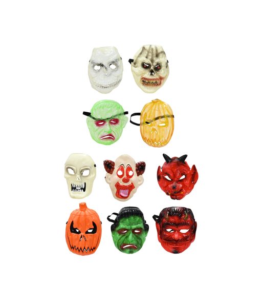 Monster Face Mask Assorted 23cm