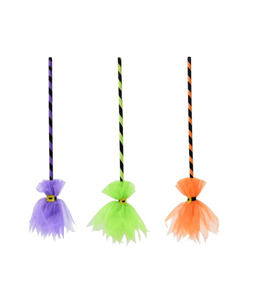 Witch Broom Assorted 80cm