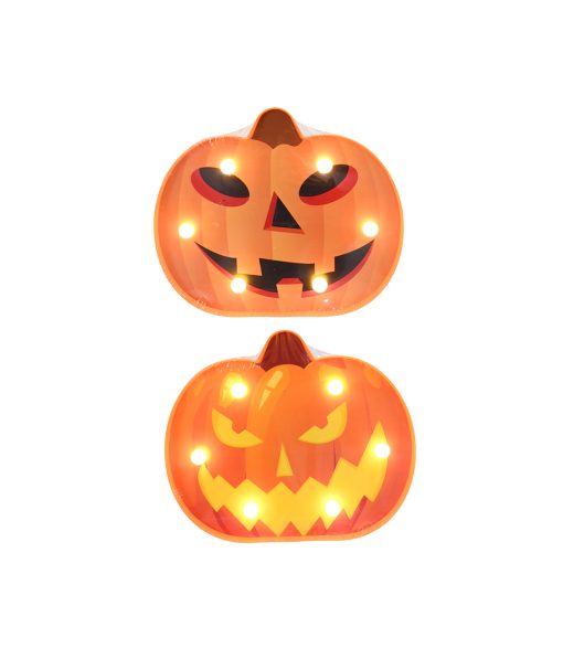 Light Up Pumpkin Assorted 19cm